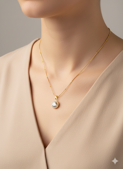 Rohari - The Dazzling Halo Necklace