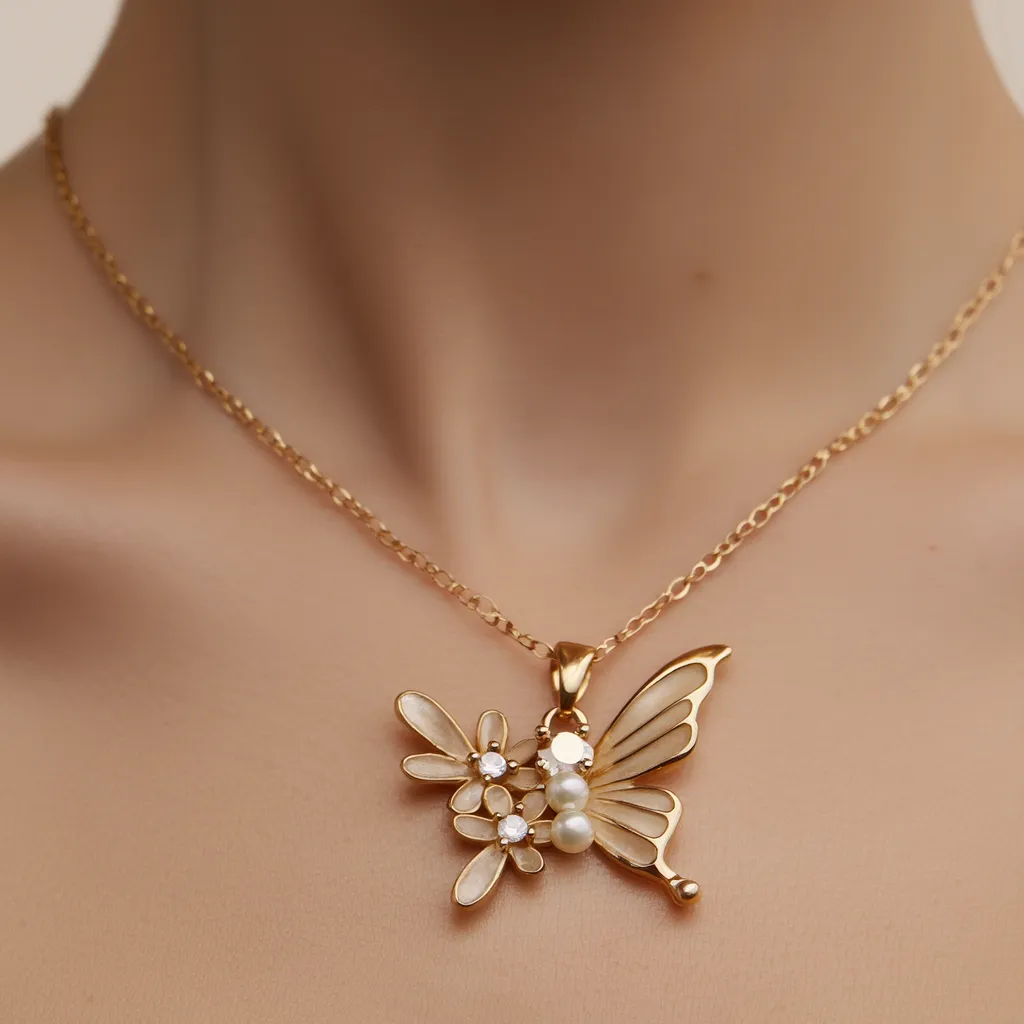 Rohari - The Enchanted Butterfly Necklace