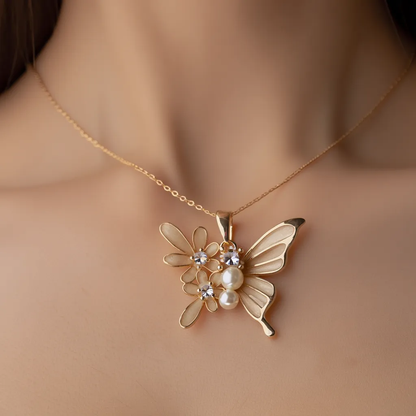 Rohari - The Enchanted Butterfly Necklace